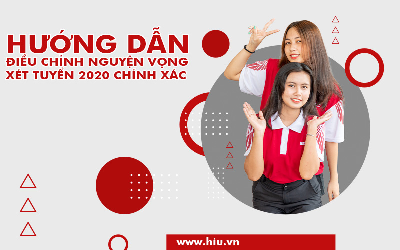 Hướng dẫn điều chỉnh 88vv23.com đăng ký xét tuyển 2020