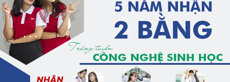 ĐHQT Hồng Bàng 88vv11 song bằng ngành công nghệ sinh học