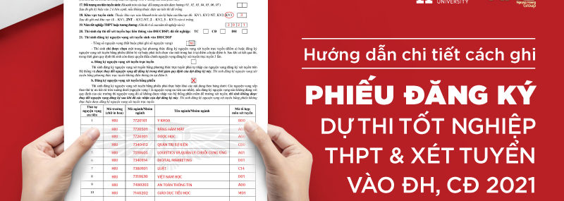 Hướng dẫn ghi phiếu đăng ký dự thi tót nghiệp 88vv23 2021