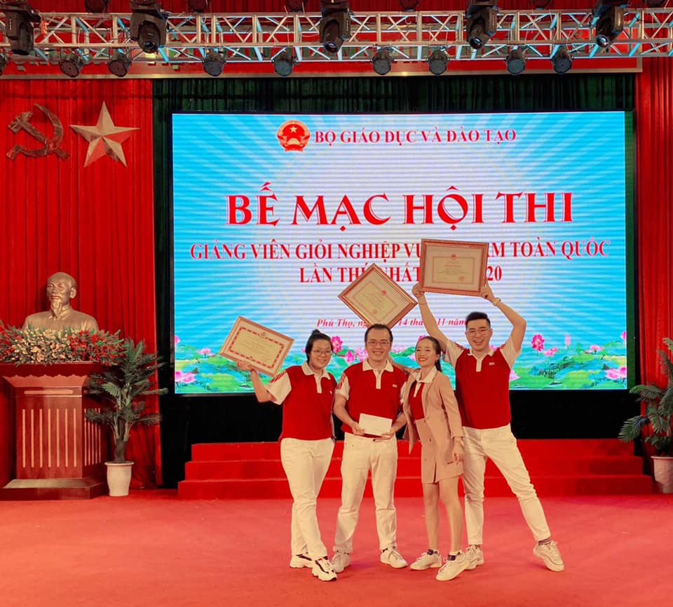 4 Lecturers of Faculty of Social Sciences and Humanities, 88VV - Nền tảng cá cược hiện đại, dịch vụ đẳng cấp Châu Á excellently won the second prize in the first national contest of lecturers – 2020