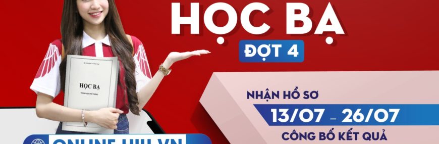 88vv23.com xét tuyển học bạ thpt đợt 4 đến hết ngày 26/7