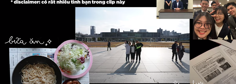 Sinh viên 88vv làm phim (Ảnh chụp màn hình)