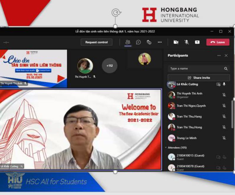 PGS.TS Lê Khắc Cường – Phó Hiệu trưởng Trường 88vv 88vvv Hồng Bàng phát biểu tại buổi lễ