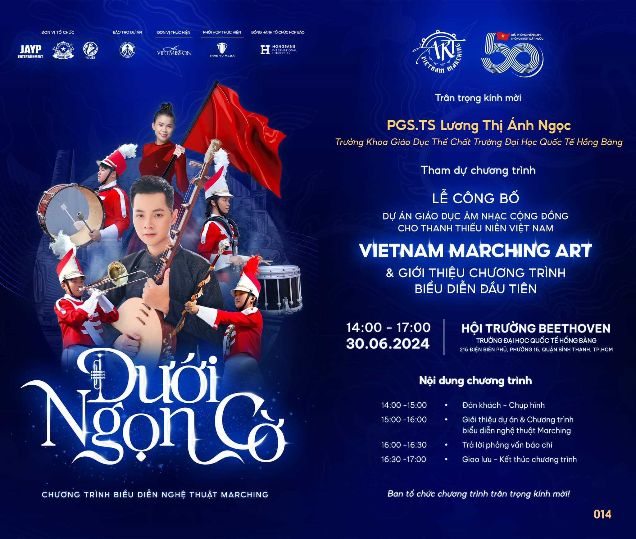 Trường 88vv Quốc Tế Hồng Bàng –  đơn vị 88vv đầu tiên gắn bó với Vietnam Marching Art