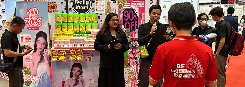 Sinh viên 88vv23.com “ghi điểm” tại Triển lãm Top Thai Brands 2025