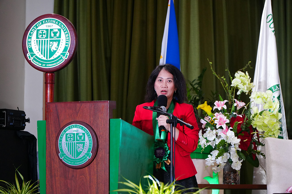 PGS.TS.DS Nguyễn Thị Thu Thủy – Phó Hiệu trưởng phát biểu tại Hội nghị 88vv23 iconED 2025