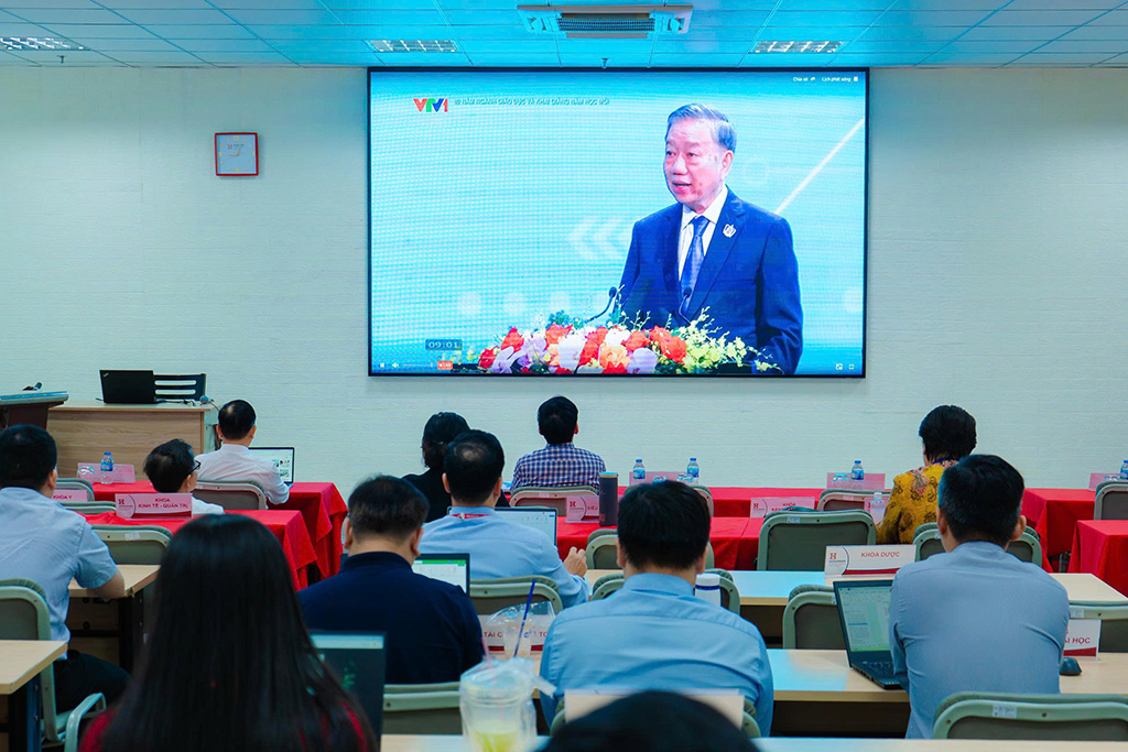 Tổng Bí thư Tô Lâm phát biểu tại Lễ 88vvv 80 năm truyền thống ngành 88vv và khai giảng năm học 2025-2026