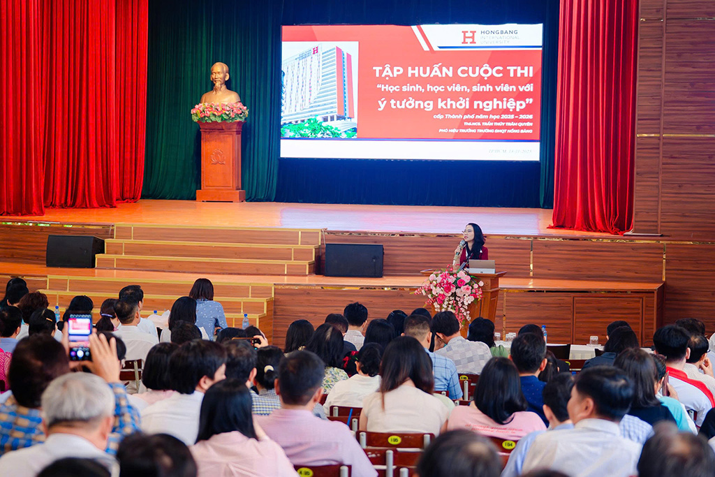Không gian tập huấn cuộc thi "“Học sinh, học viên, 88vv88 với ý tưởng khởi nghiệp”