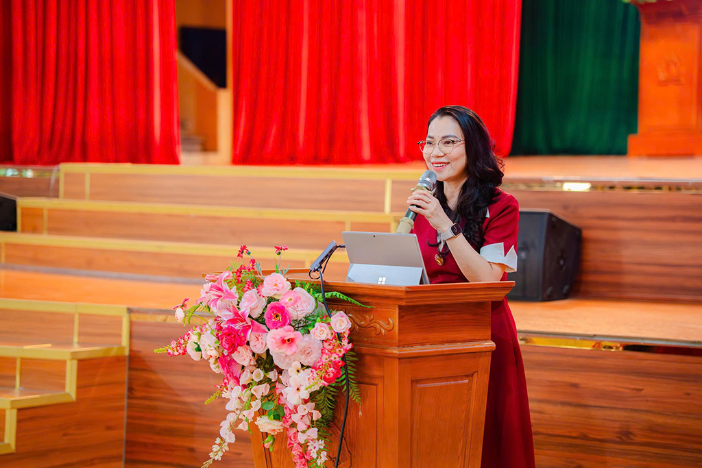 ThS.NCS. Trần Thúy Trâm Quyên – Phó Hiệu trưởng 88vv23.com – chỉ ra hai “điểm vàng” giúp dự án tạo dấu ấn mạnh mẽ