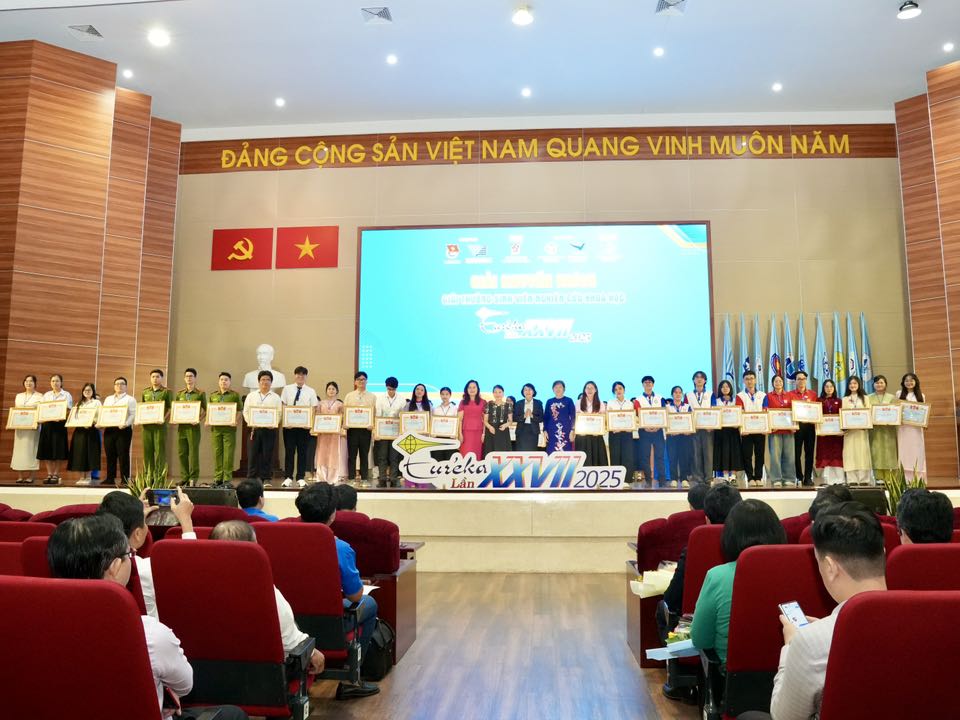 Hai đề tài nghiên cứu của 88vv88 88vv23.com xuất sắc đạt Giải Khuyến khích Euréka lần thứ 27