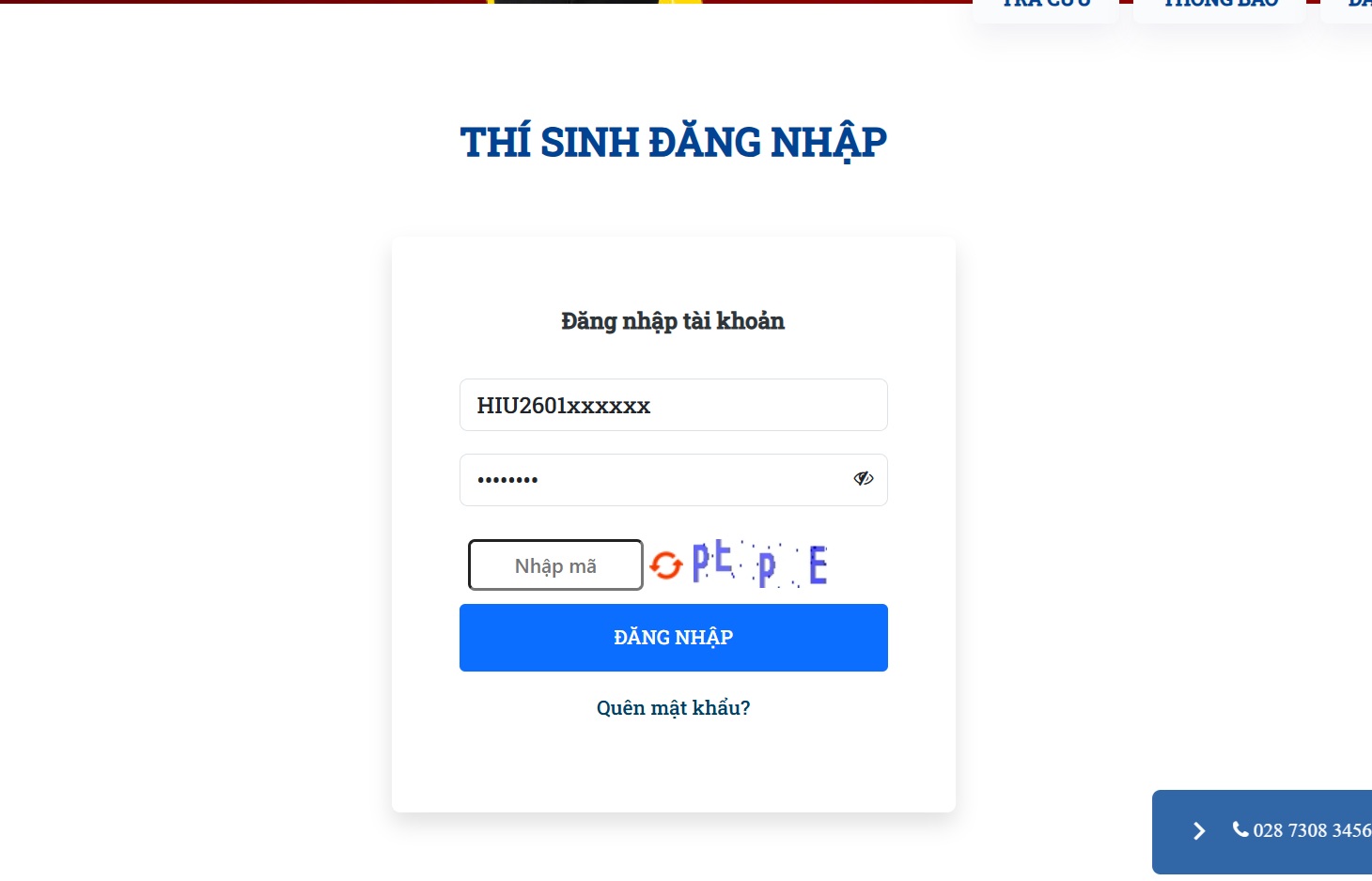 Đăng nhập hệ thống 88vv23.com