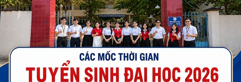 Các mốc thời gian tuyển sinh 88vv 2026 dành cho sĩ tử 2K8