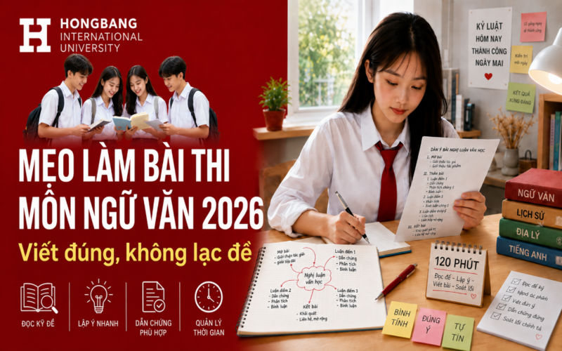 Mẹo làm bài thi môn Ngữ văn 2026: viết đúng, không lạc đề